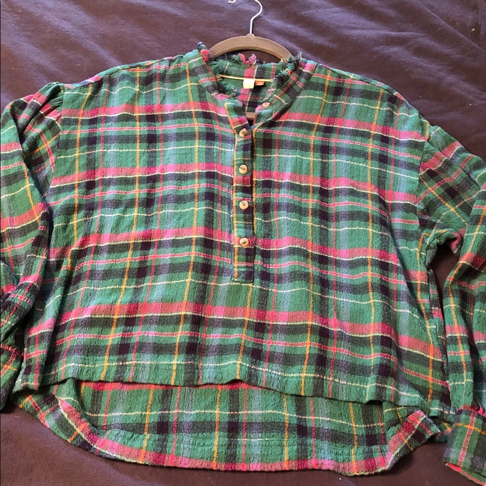 Pilcro Multicolor Plaid Shirt